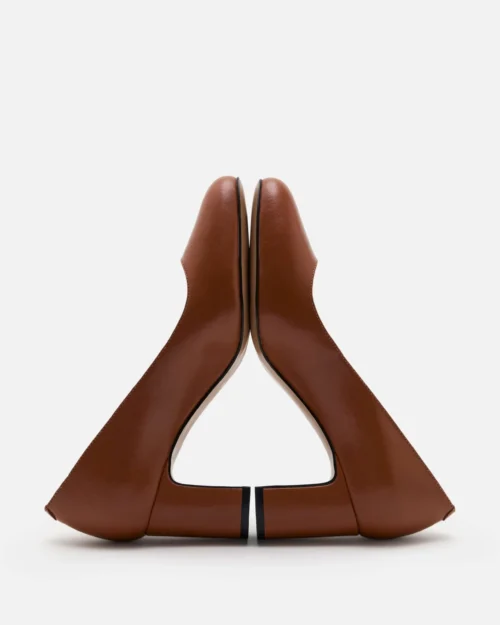 escarpin-talon-carre-marron-minelli-4 escarpin talon carré marron Minelli Betti