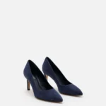 escarpin velours bleu marine Minelli Kaitlyn