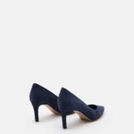 escarpin velours bleu marine Minelli Kaitlyn