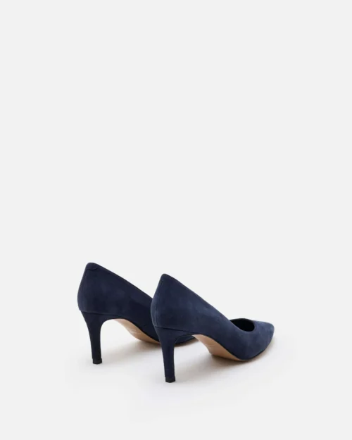 escarpin velours bleu marine Minelli Kaitlyn