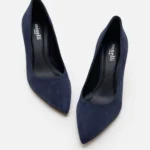 escarpin velours bleu marine Minelli Kaitlyn
