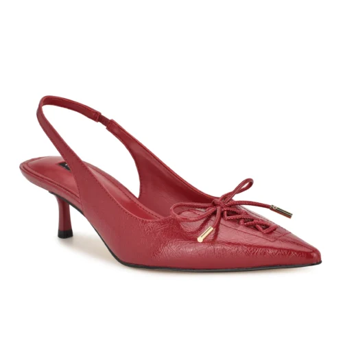 escarpin-kitten-heel-rouge-nine-west-2 escarpin kitten heel rouge Nine West Anora