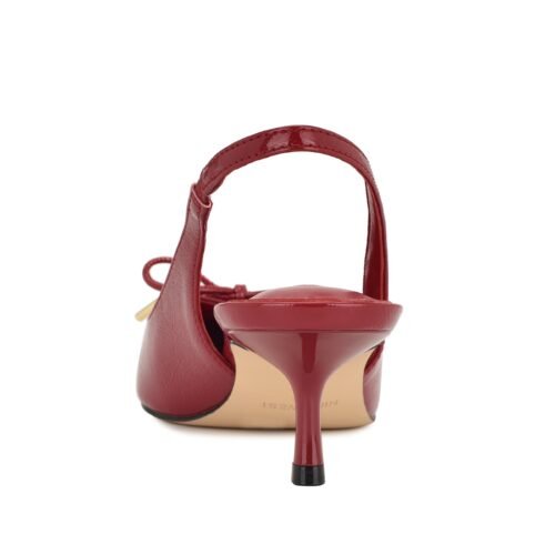 escarpin-kitten-heel-rouge-nine-west-4 escarpin kitten heel rouge Nine West Anora