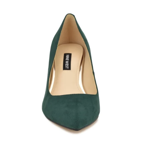 escarpin-pointu-daim-vert-nine-west-3 escarpin pointu daim vert Nine West Arlene