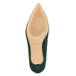 escarpin-pointu-daim-vert-nine-west-5 escarpin pointu daim vert Nine West Arlene