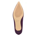 escarpin-pointu-daim-violet-nine-west-5 escarpin pointu daim violet Nine West Arlene