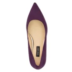 escarpin-pointu-daim-violet-nine-west-6 escarpin pointu daim violet Nine West Arlene
