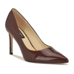 escarpin-pointu-marron-nine-west-3 escarpin pointu marron Nine West Ezra