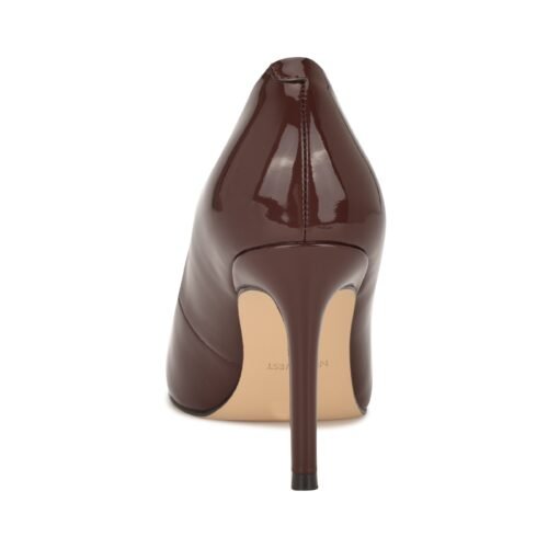 escarpin-pointu-marron-nine-west-5 escarpin pointu marron Nine West Ezra