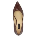 escarpin-pointu-marron-nine-west-2 escarpin pointu marron Nine West Ezra
