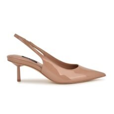 Nine-West-Hunny-Slingback-Pumps-Simili-Cuir-Beige-1 Hunny Slingback Pumps