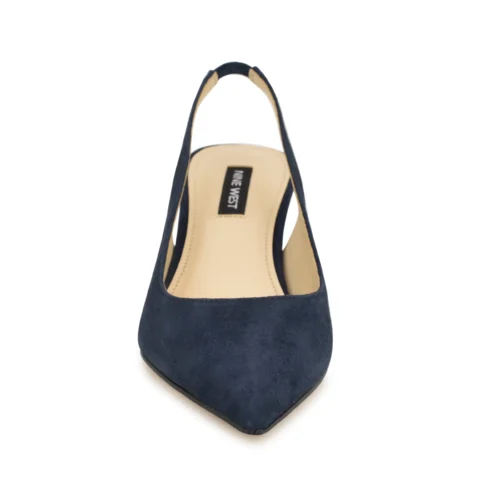 escarpin-slingback-daim-bleu-nuit-nine-west-3 escarpin slingback daim bleu nuit Nine West Nataly