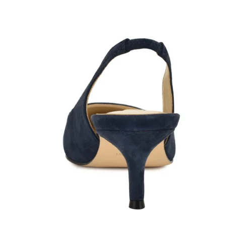 escarpin-slingback-daim-bleu-nuit-nine-west-4 escarpin slingback daim bleu nuit Nine West Nataly