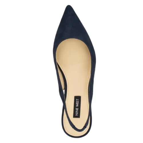 escarpin-slingback-daim-bleu-nuit-nine-west-6 escarpin slingback daim bleu nuit Nine West Nataly